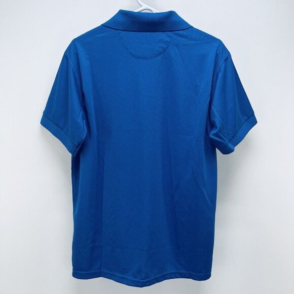 Clique Shirt Size M Men’s blue polo short sleeve Reg. Trademark New - Picture 8 of 8
